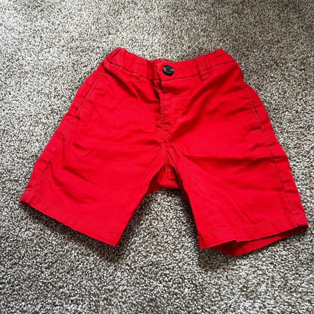 Red and Blue Toddler Shorts